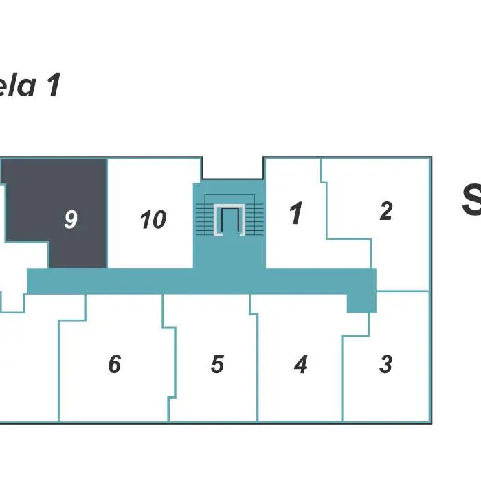 Dvosoban stan 29 · 37,55 m² · Lamela 1 — Fotografija 3