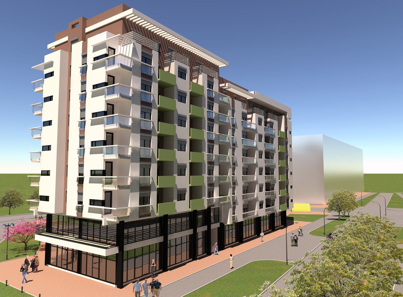 Garsonjera 7 (V sprat) · 29,87 m² · Lamela 1 — Cover