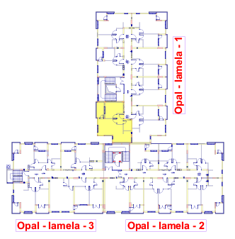 Jednosoban stan 1 (I sprat) · 45,9 m² · Lamela 1 — Fotografija 3