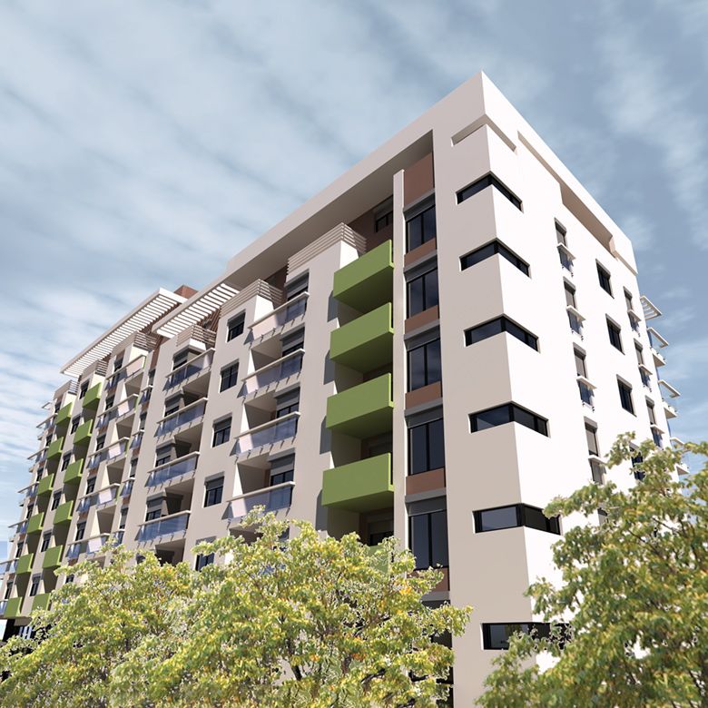Stan 2 (IX sprat) · 49,49 m² · Lamela 3 — Fotografija 4