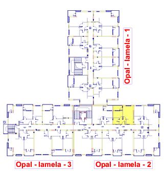 Garsonjera 2 (VII sprat) · 29,11 m² · Lamela 2 — Fotografija 3