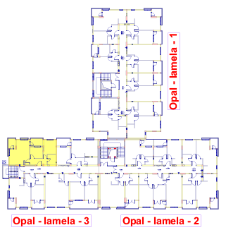 Stan 2 (VI sprat) · 49,49 m² · Lamela 3 — Fotografija 3