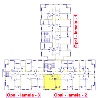 Jednosoban stan 6 (I sprat) · 54,34 m² · Lamela 2 — Fotografija 3