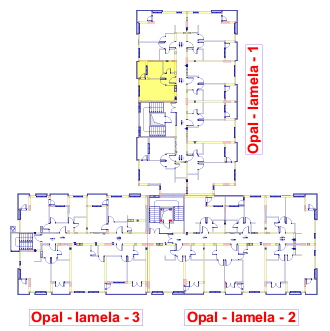 Garsonjera 7 (VII sprat) · 29,87 m² · Lamela 1 — Fotografija 3