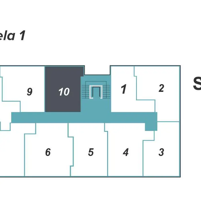 Dvosoban stan 30 · 34,89 m² · Lamela 1 — Fotografija 3