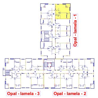 Jednosoban stan 5 (V sprat) · 47,61 m² · Lamela 1 — Fotografija 3
