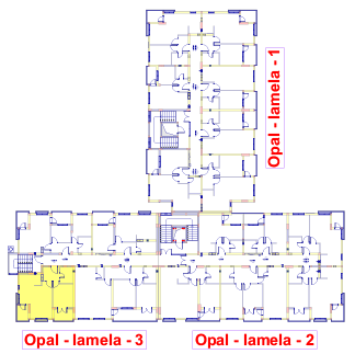 Jednosoban stan 3 (II sprat) · 46,3 m² · Lamela 3 — Fotografija 3