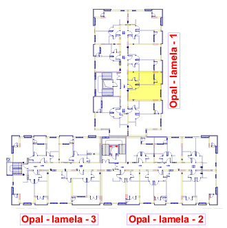 Jednosoban stan 3 (V sprat) · 39,73 m² · Lamela 1 — Fotografija 3
