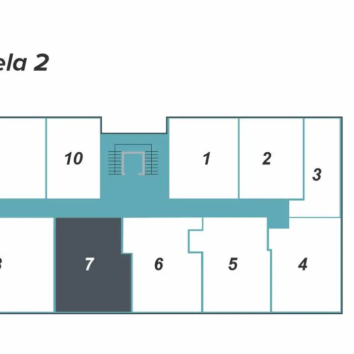 Dvosoban stan 27 · 45,09 m² · Lamela 2 — Fotografija 3