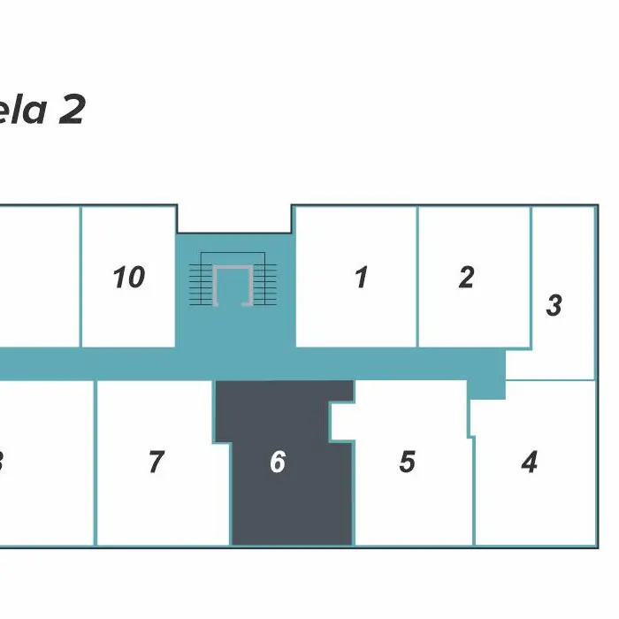 Dvosoban stan 46 · 44,99 m² · Lamela 2 — Fotografija 3