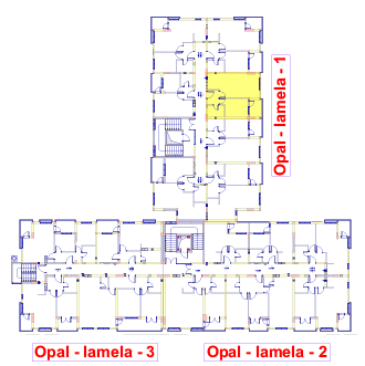 Jednosoban stan 4 (V sprat) · 39,73 m² · Lamela 1 — Fotografija 3